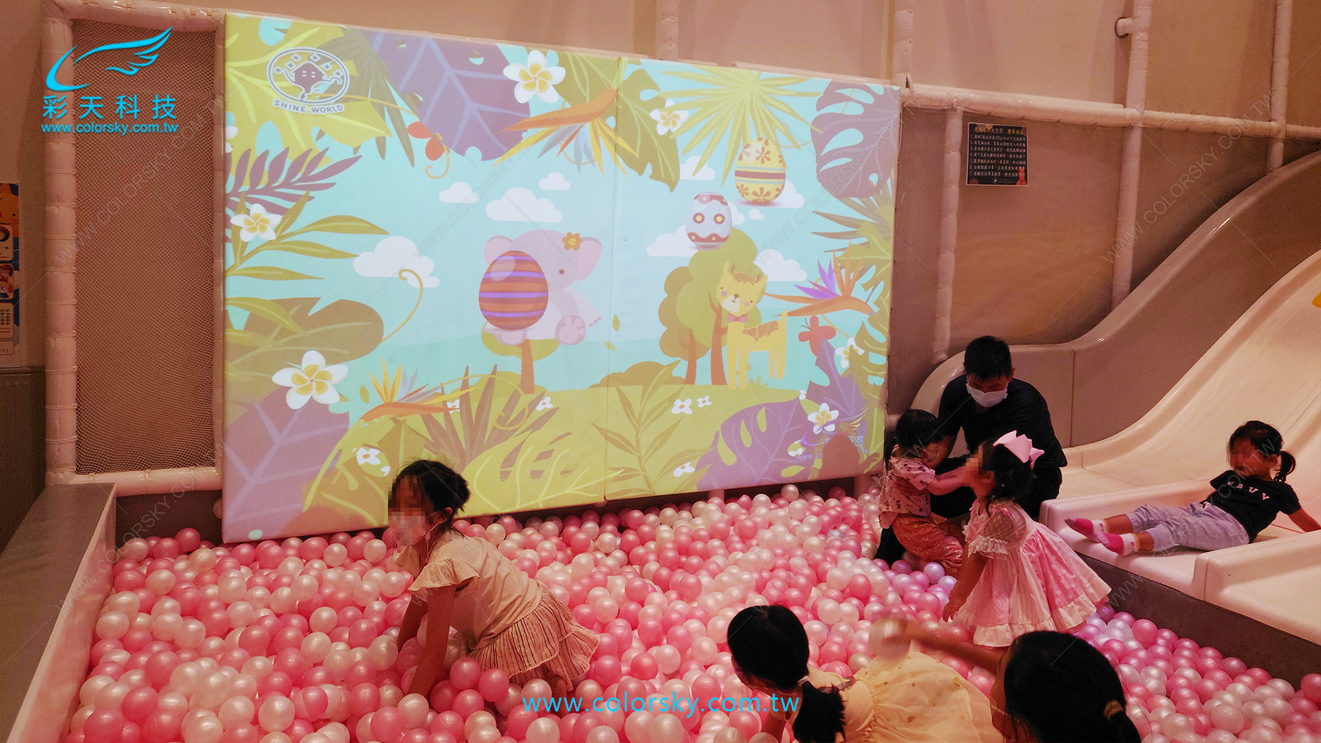 台中沙鹿-想窩11餐旅館-親子兒童遊戲區-實際使用狀況